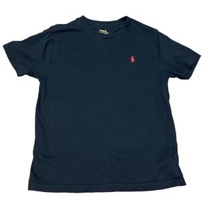 Polo Ralph Lauren Black shirt red logo - youth medium
